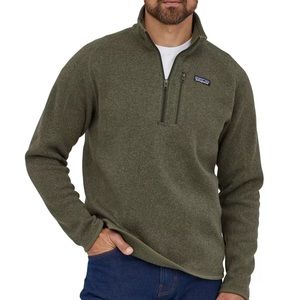 Green Men’s Large Patagonia Better Sweater 1/4 Zip Fleece